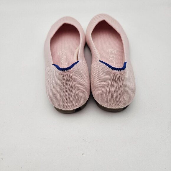 Rothys The Flat Blush Pink Round Toe Slip On Flats Womens Sz 6.5 NEW - Picture 3 of 6